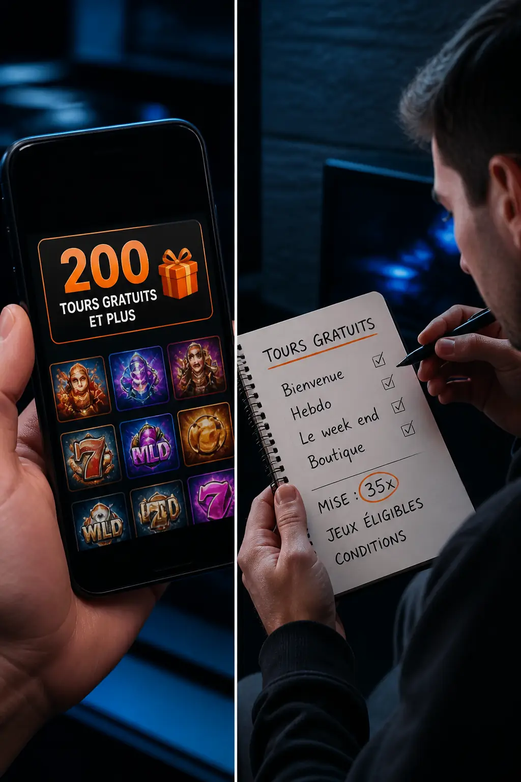 Gransino Free Spins : 200 tours gratuits et plus visual guide for Gransino Casino